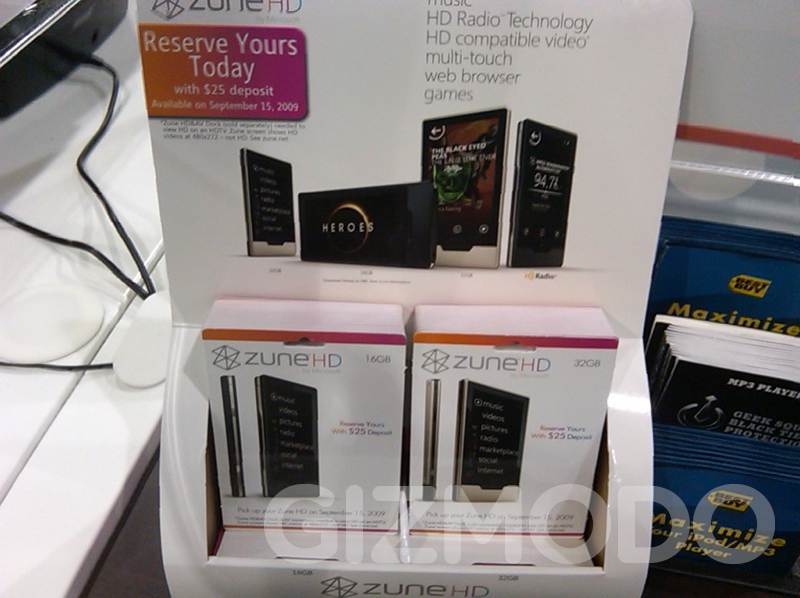 Illustration for article titled Zune HD's Packaging, Release Date Leaked: September 15th